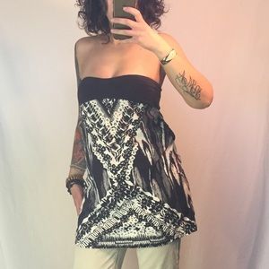 BILLABONG Strapless Flowing Top